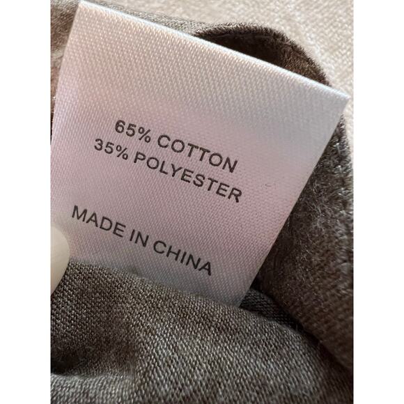 NWT Haute Edition Long Sleeve Lightweight Pullover Sweater Top Taupe - XL - Picture 5 of 7